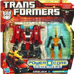 Transformers Power Core Combiners Smolder with Chopster 2 Pack, SEALED